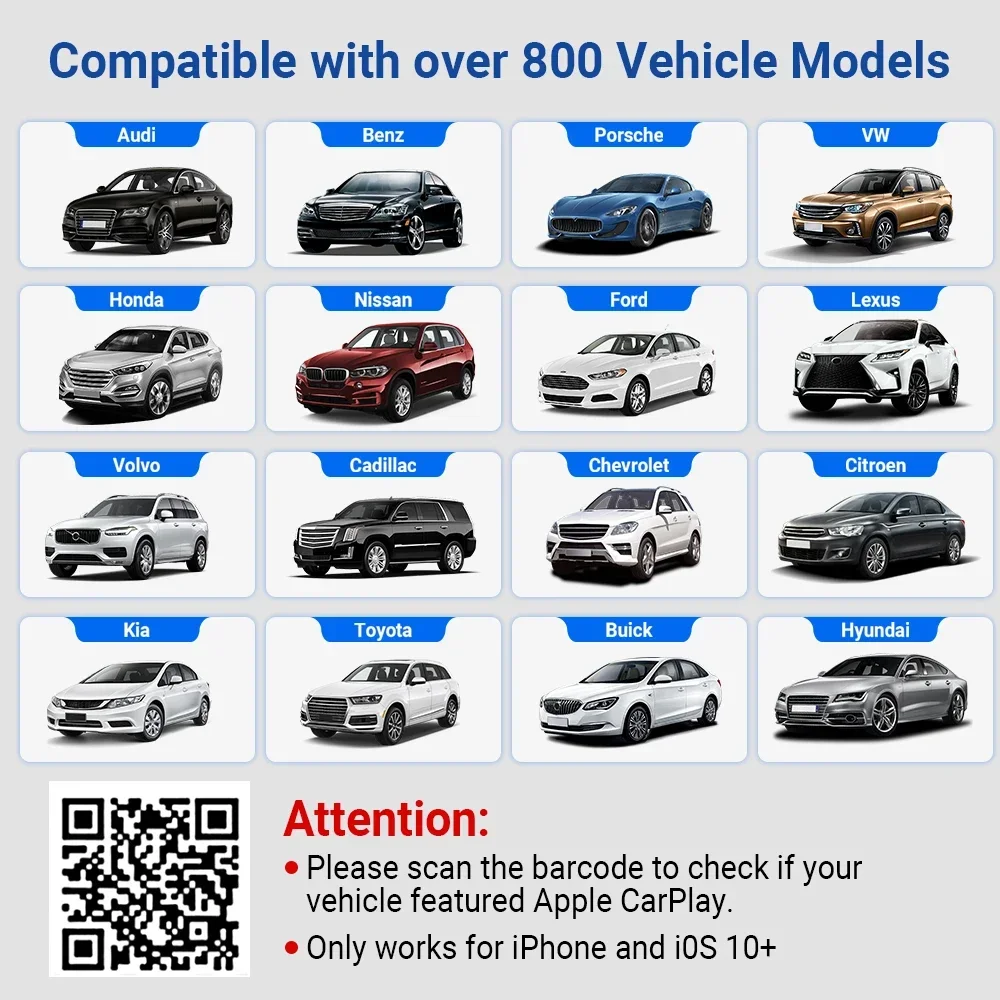 CARPLAY Box Проводной адаптер CarPlay для беспроводной связи телефонов Apple Автомобильные