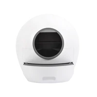 newest design automatic self cleaning smart pet toilet cat litter box with uv light