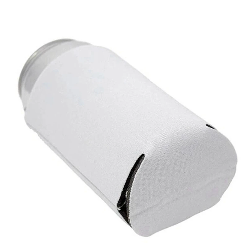 

100PCS Neoprene Beer Can Cooler Drink Cup Bottle Sleeve Insulator Wrap Cover New White