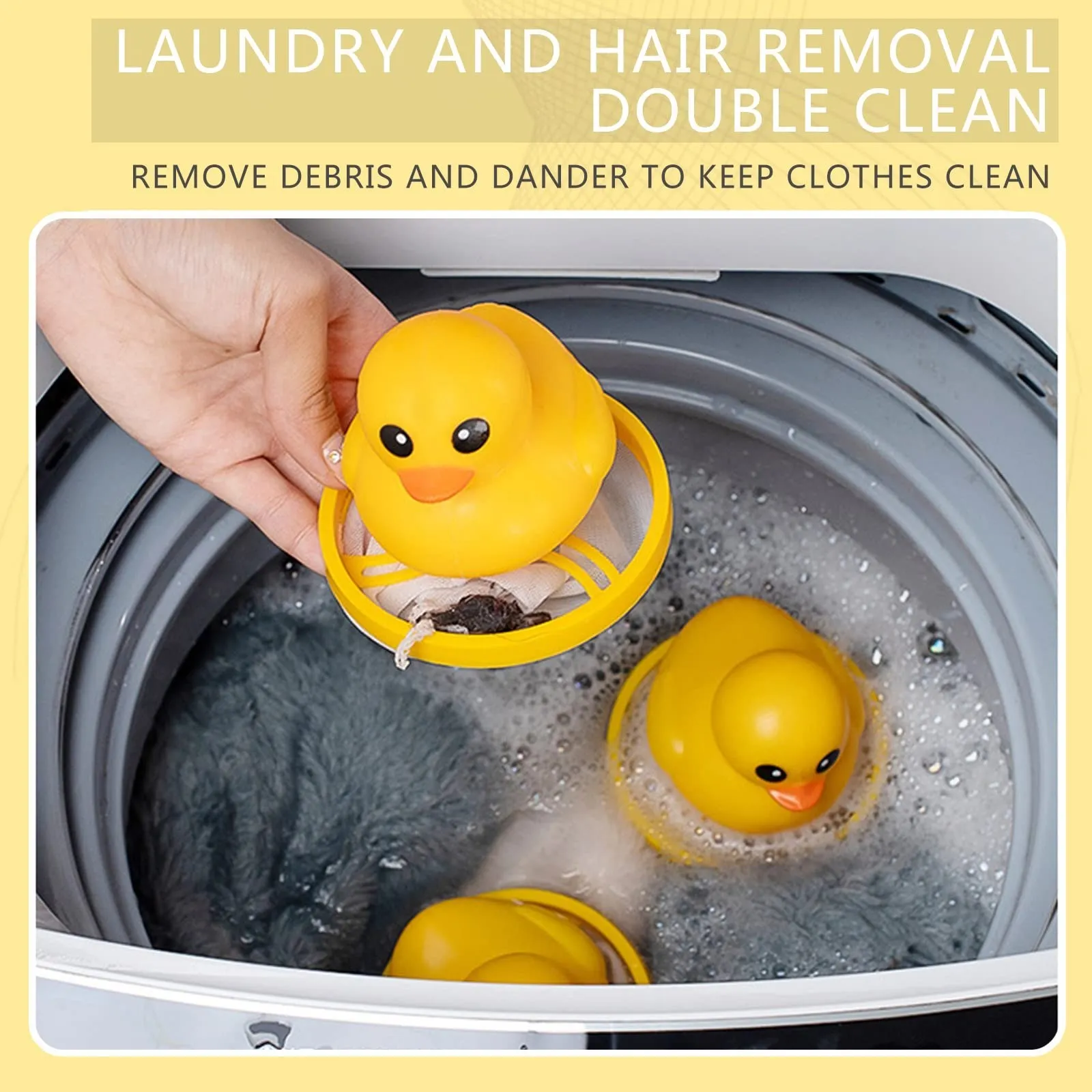 

Pet Hair Remover for Laundry Lint Catcher for Washing Machine Hair Filter Cleaning Mesh Bag Reusable Pet Hair Remover Laundry