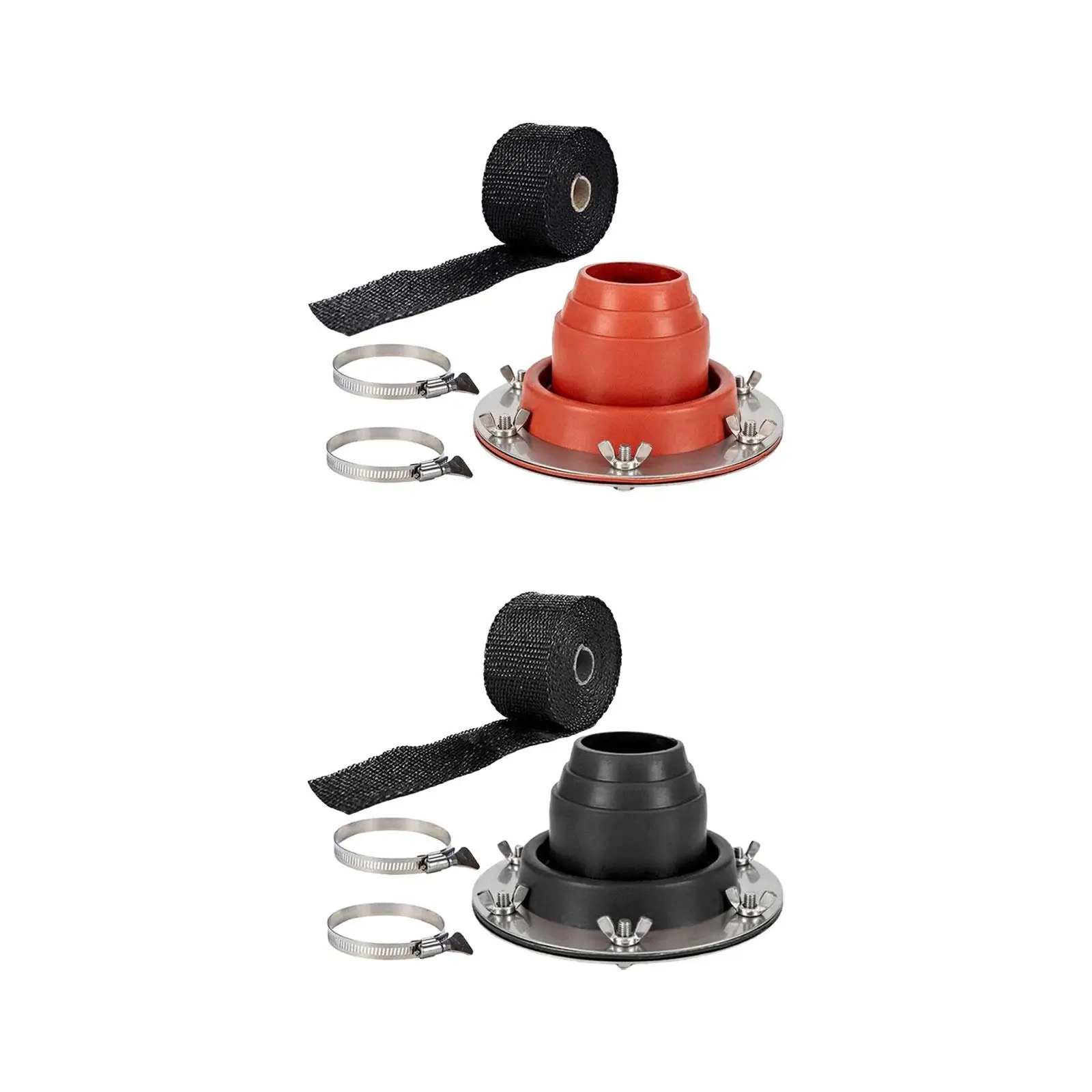 Горячая палатка-печь силиконовая печь для дров с черной огнестойкой лентой 5 м