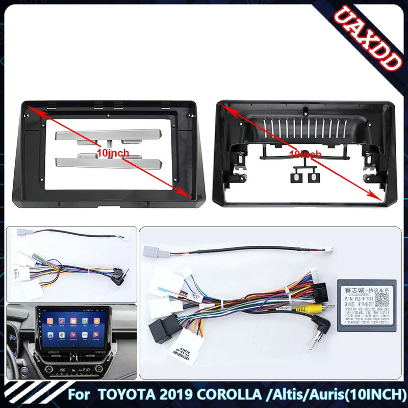 Автомобильный радиоприемник DVD MP3 MP5 Android декодер динамика Хост-рамка для TOYOTA 2019