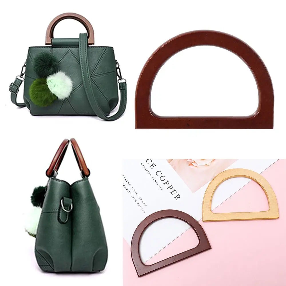 

Classic Purse Bags Bags Accessories O/D Shaped Replacement Wooden Bag Handle Tote Handles Handbag