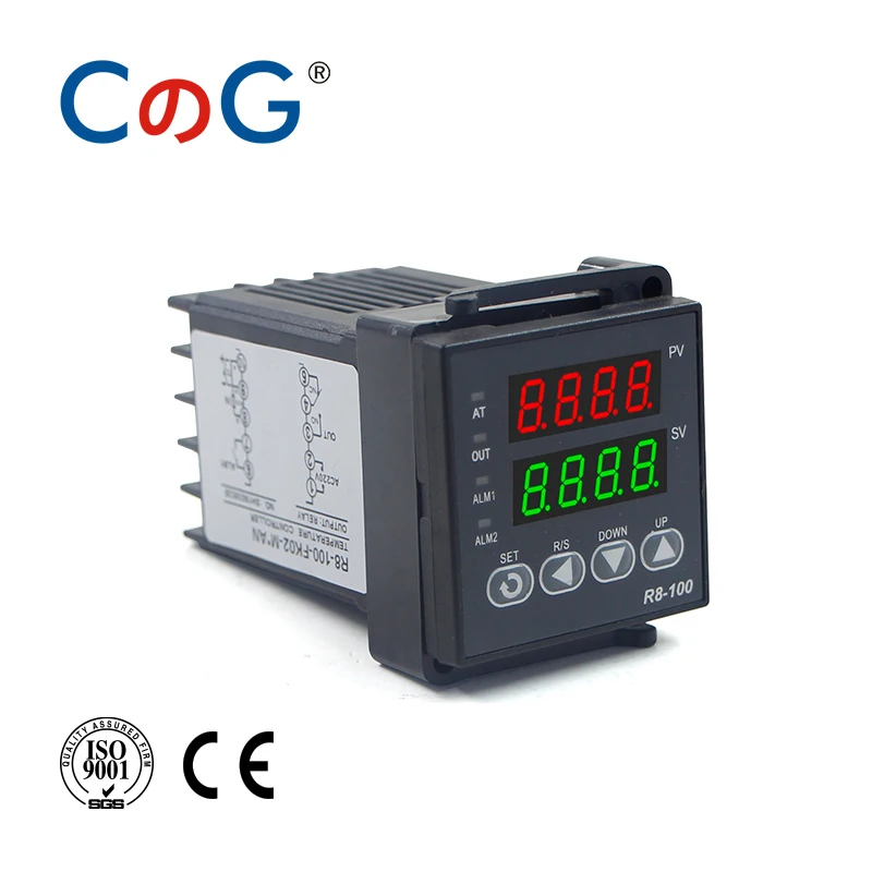 

CG 48*48mm 600 800 Degree Input K J PT100 0-10V 4-20mA PID Output SSR Relay 110V-220V 24V 380V Thermostat Temperature Controller