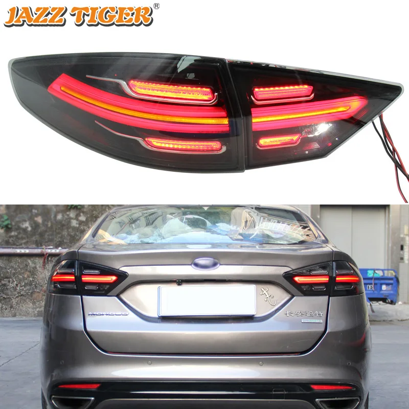 

Car LED Tail Light Taillight For Ford Mondeo Fusion 2013 - 2016 Rear Running Light + Brake Lamp + Reverse + Dynamic Turn Signal