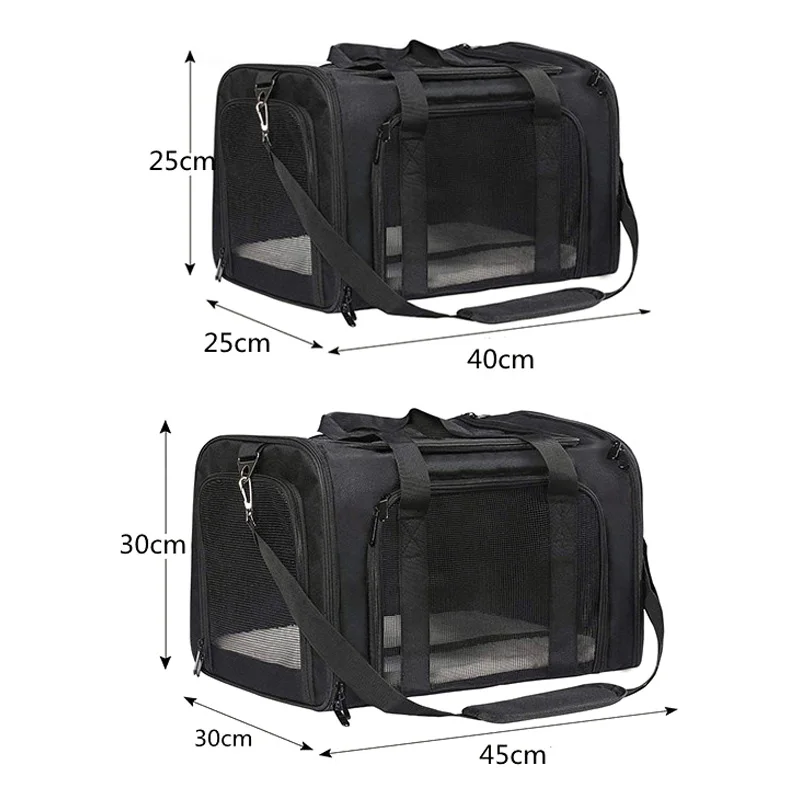 Portable Pet Dog Carrier Bag Foldable Dog Backpack Breathable Travel Airline Approved Transport Bag for Small Dogs Cats images - 6