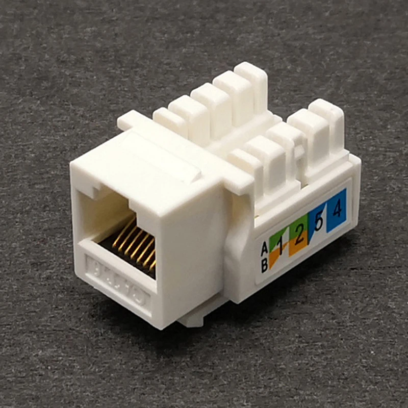 5 шт. CAT6 RJ45 110 отверстие Keystone компьютерный модуль сеть Ethernet Jack