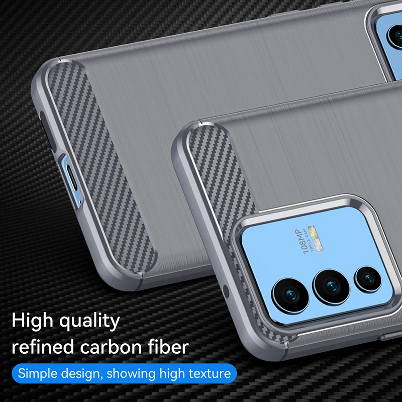 Фото Противоударный силиконовый чехол для Vivo V23 №5
