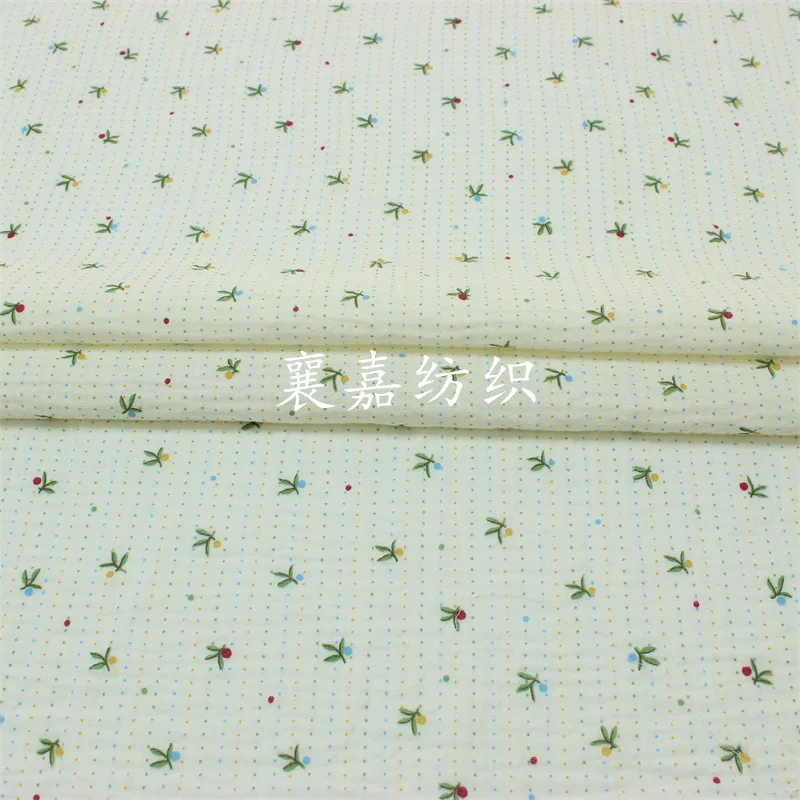 Двойной марлевый креп маленький цветок детская одежда пижамы одеяло нагрудник