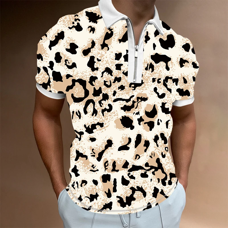 

Men's Summer Polo Shirts 3D Printing Short Sleeve Polo Shirts Men's Street Casual Fashion Bodybuilding Business Tops New