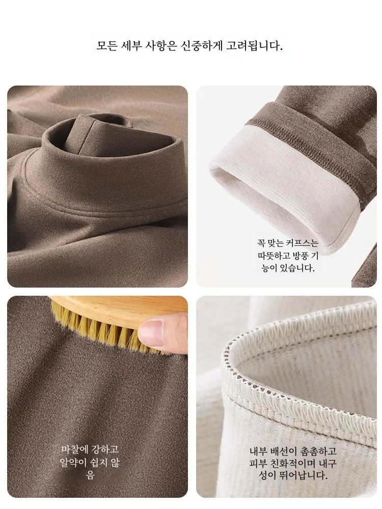 JR Zhenvis рубашка с длинными рукавами мужская зимняя новая двусторонняя флисовой