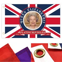 5ft x 3ft queen platinums jubilee decorations 70 years elizabeth ii queen platinums jubilee flag decorations national flag