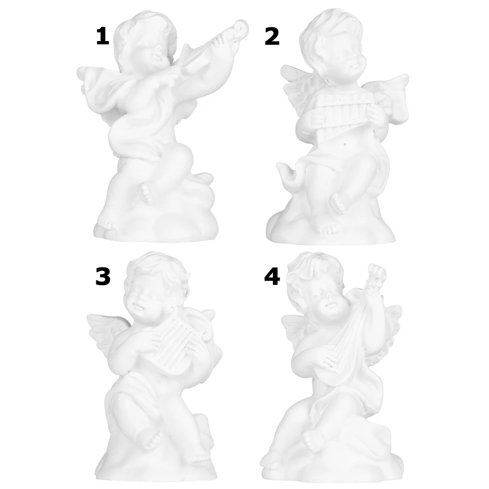 Гипсовые портреты в скандинавском стиле с ангелом Мини фигурки-Купидоны