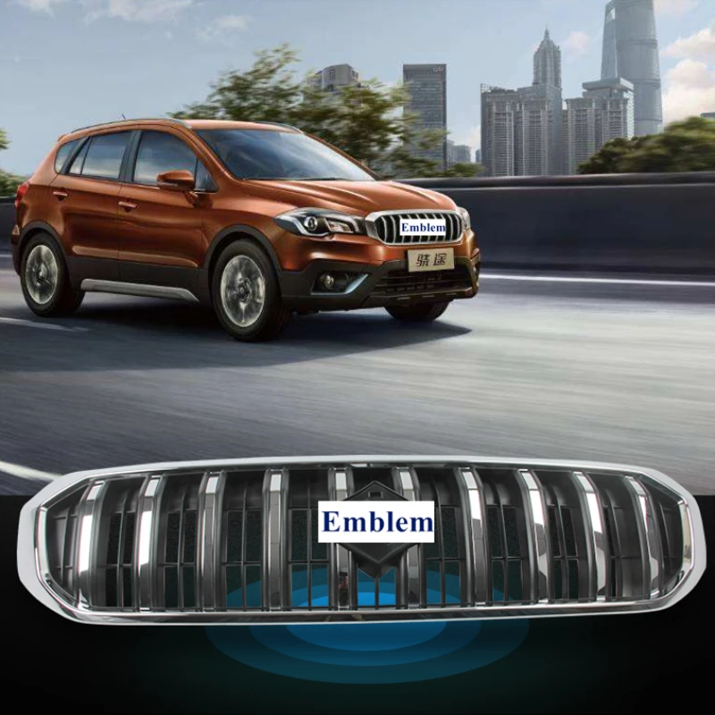 Оригинальный OEM Автомобильный гальванический передний гриль крышка радиатора