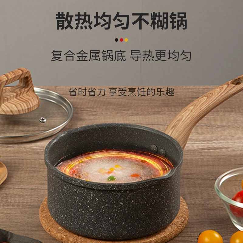 

Frying Noodles Soup Stock Pots Multifunctional Nonstick Aluminum Milk Soup Stock Pots Cooking Ollas De Cocina Cookware 50