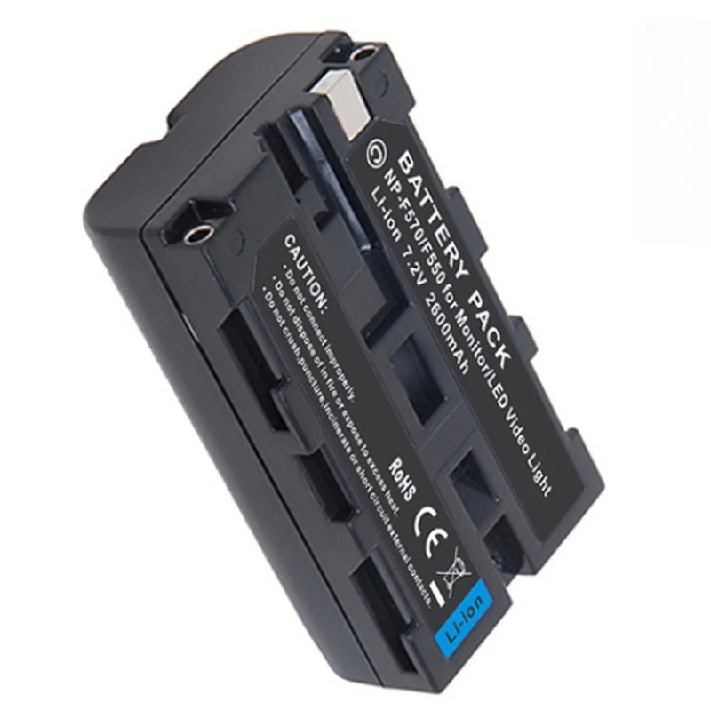 NP F550 Аккумулятор высокой емкости 2600 мАч для Sony HVL F550 F570 F580 F43M F60RM F45RM Вспышка для видеосъемки Лампа для фотосъемки (art.: 3920d2f648cce) - 3920d2f648cce