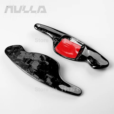 Настоящие переключатели из углеродного волокна для Volkswagen Tiguan MK2 VW golf 7/8 Alltrack MK7/8 T-cross Passat B8 GTI R-line