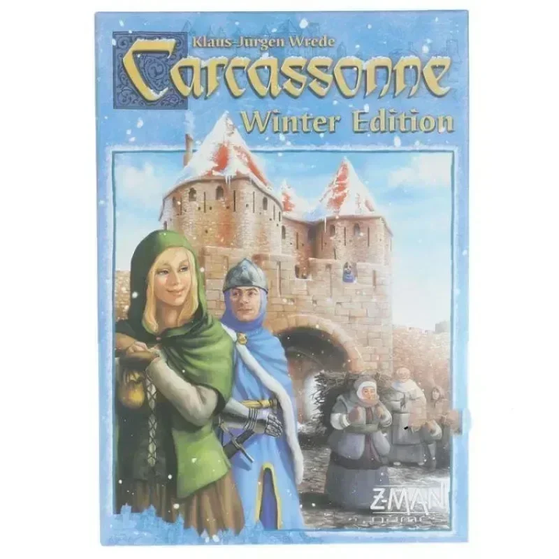 Зимняя версия настольной игры Asmodee Carcassonne для 2-5 игроков идеальный семейный