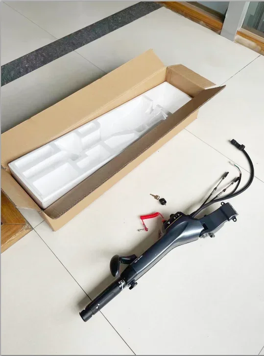 Бензиновый подвесной двигатель Aiqidi F60 с EFI и силовой отделкой Электрический