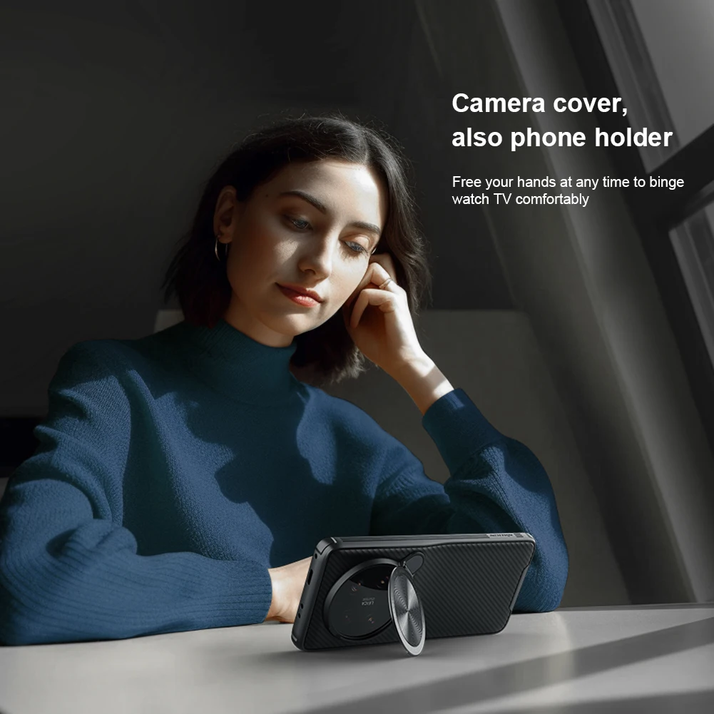 NILLKIN для Xiaomi 13 Ultra Чехол Металлическая подставка Защитный чехол камеры Защита от