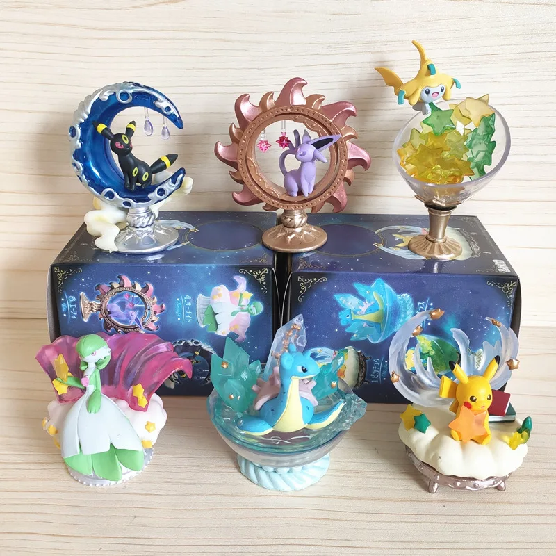 

Pokemon Toys Cartoon Dolls Umbreon Jirachi Espeon Gardevoir Lapras Pikachu Anime Figures PVC Collection Model Kids Toys Gifts