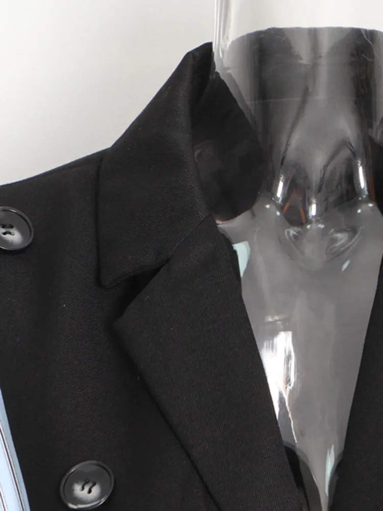 Женские блейзеры ZMEENNA с отложным воротником модные контрастных цветов в стиле