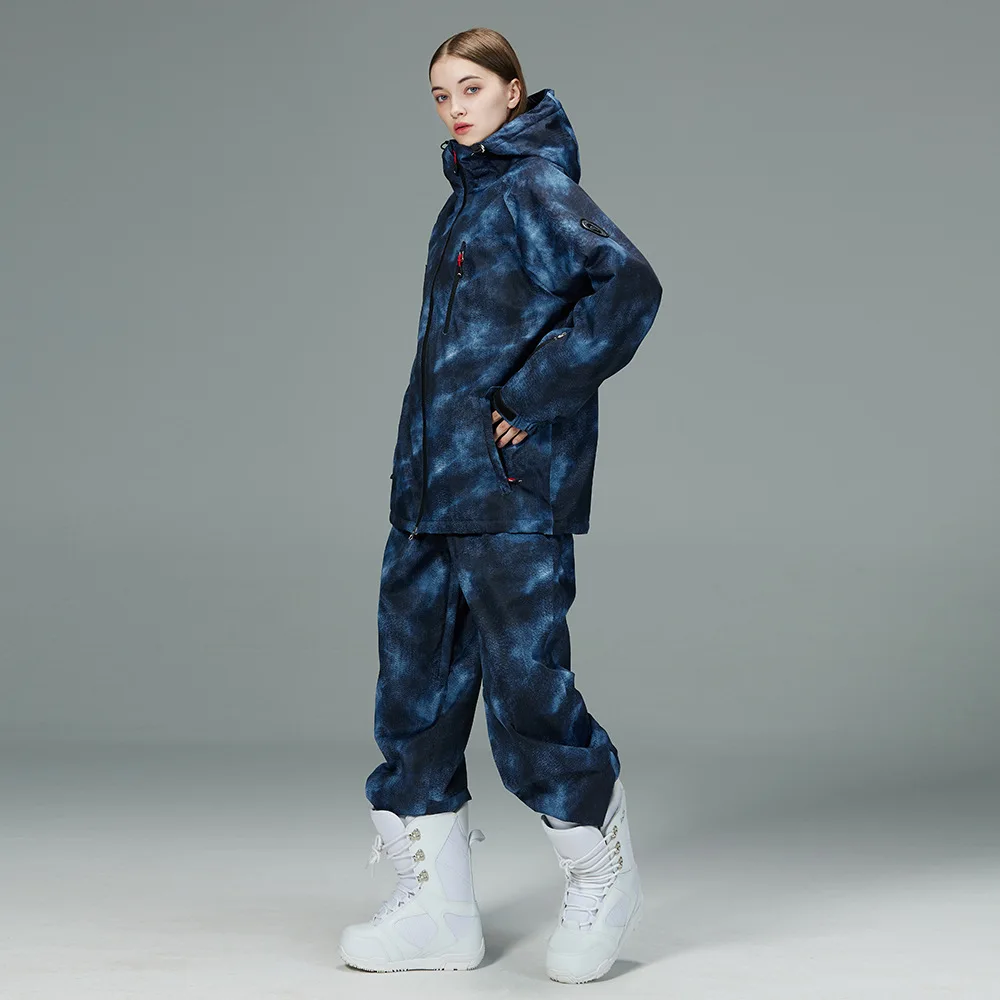 Зимний лыжный костюм для мужчин и женщин