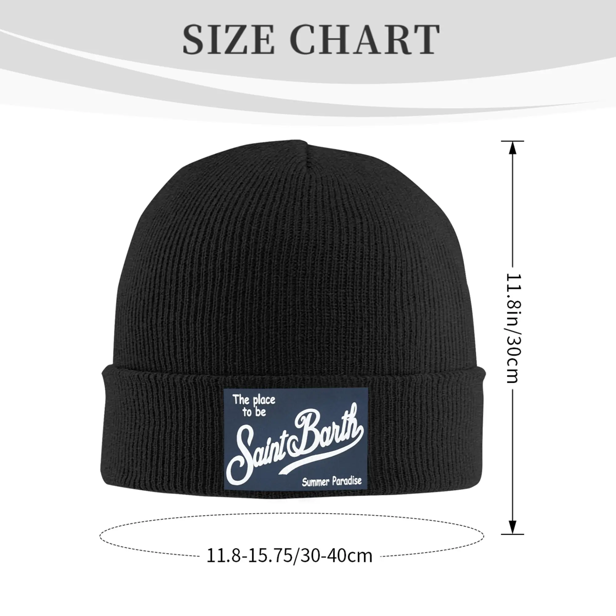 Фото Saint Barth зимние шапки Skullies, теплые осенние вязаные шапки, шапки с капюшоном для женщин и мужчин №3