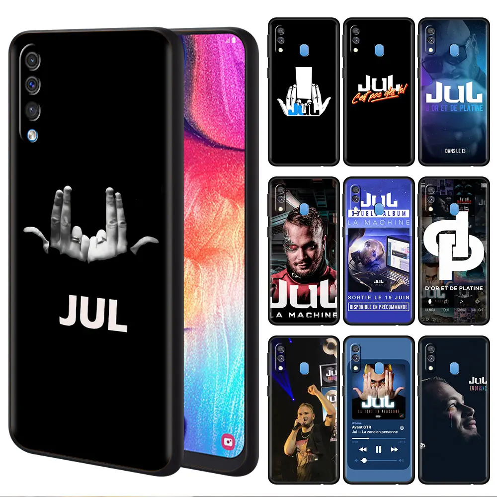 Black Phone Case For Samsung Galaxy A50 A51 A71 A52 A12 A22 Waterproof Funda A20s A30 M31 M51 Cover JuL Cest Pas Des Lol Rapper