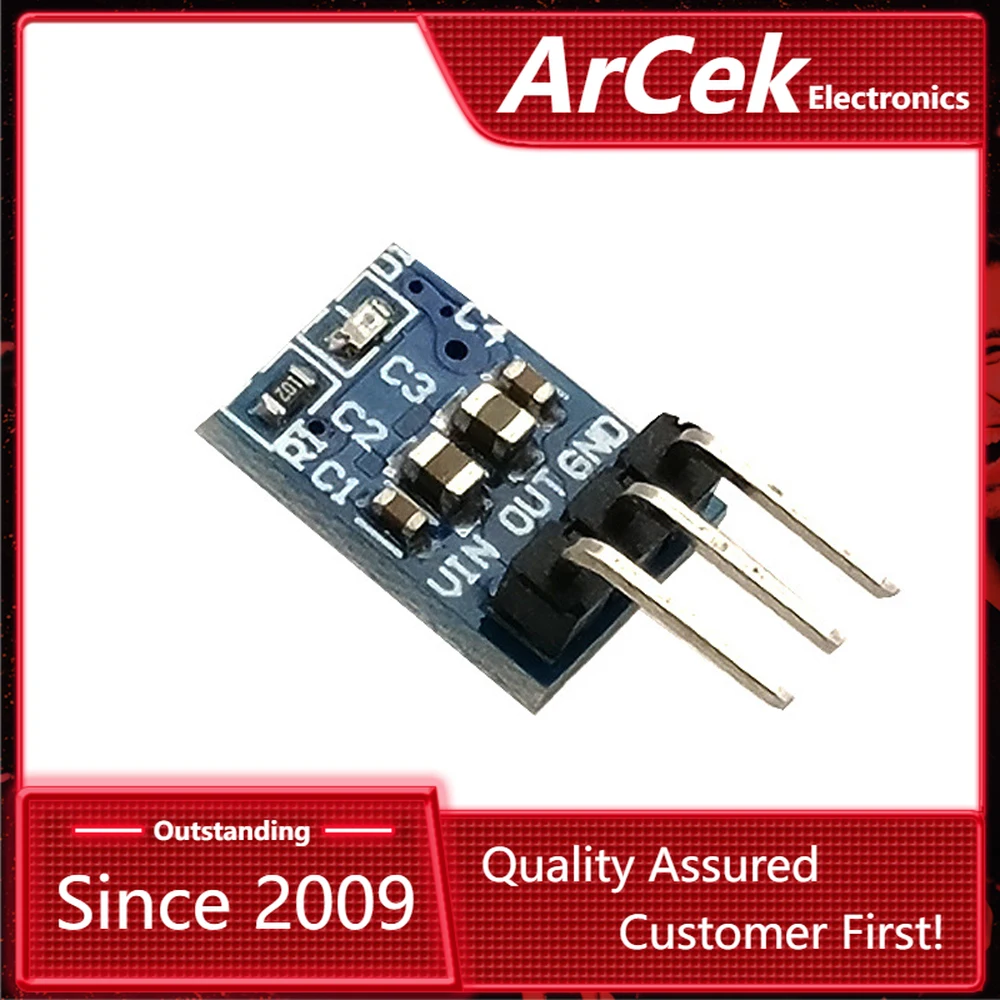 10 шт./партия, понижающий блок питания, от 5 В до 3,3 В