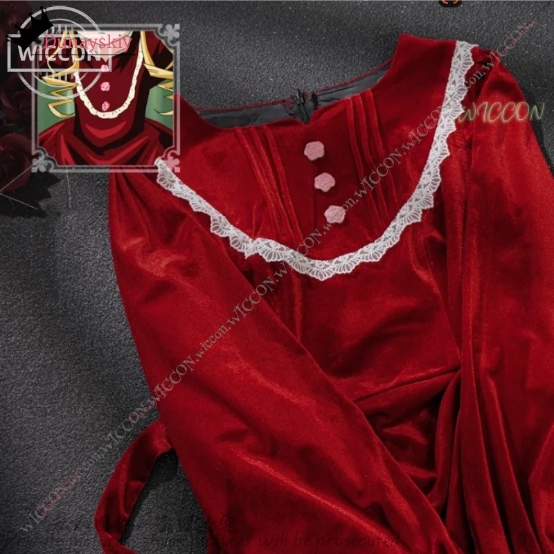 Женский костюм для косплея Рейнера рубина из аниме Розен Мэйден