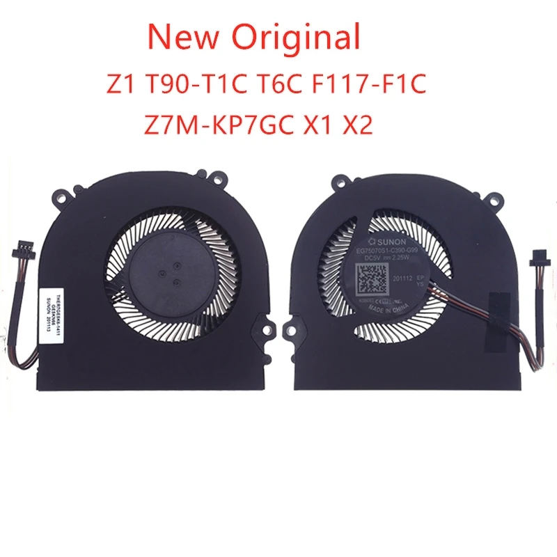 

New Original CPU cooling fan For Mechanical Revolution Z1 Deep Sea Titan X1 X2 Deep Sea Ghost Z1 Mechanic T90 F117-F1C Z7M-KP7GC