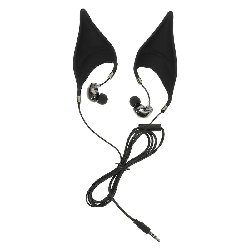 

Practical Wired Earphone In-ear Elves Ear Earbuds Earphone with Microphone