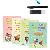 magic practice copybook set magic calligraphy that can be reused english tracing book number tracing book for preschool new