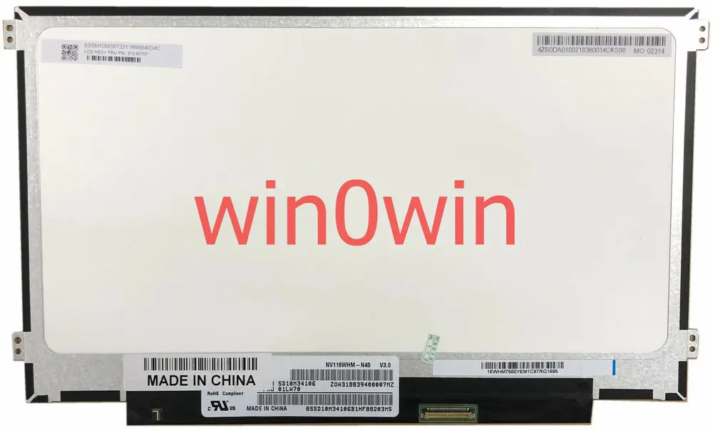 

Для телефона, V3.0, подходит для телефона, B116XAN04.0, подходит для LTN116AL02 N116BCA-EA1 IPS