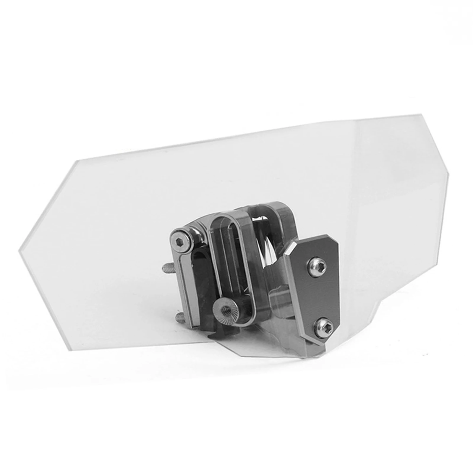 

Motorcycle Universal Clear Adjustable Windscreen Wind Deflector Windshield For Kawasaki BMW Ducati Honda Benelli Triumph Yamaha