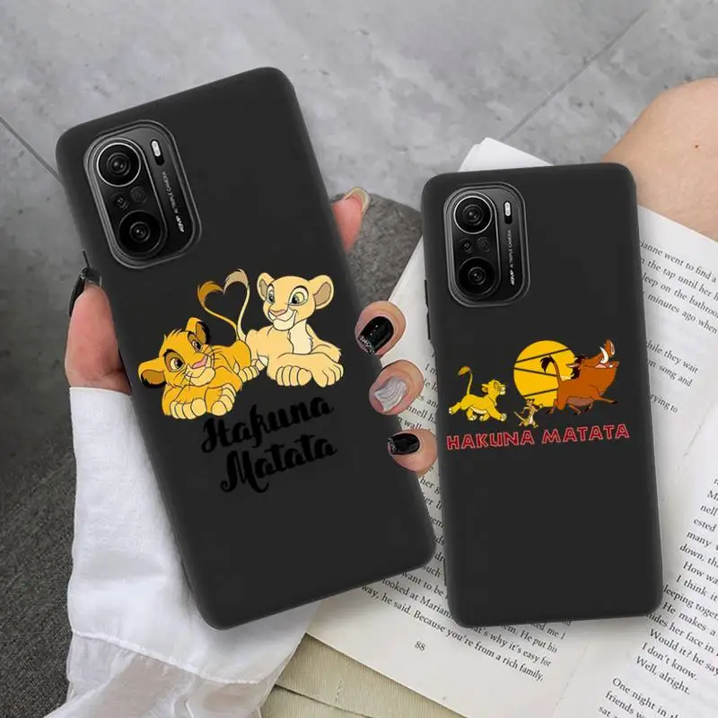 

Hakuna Matata Lion King Phone Case for Xiaomi Mi Note 11 10 9 8 6X 11X Lite 9T CC9 Pro SE