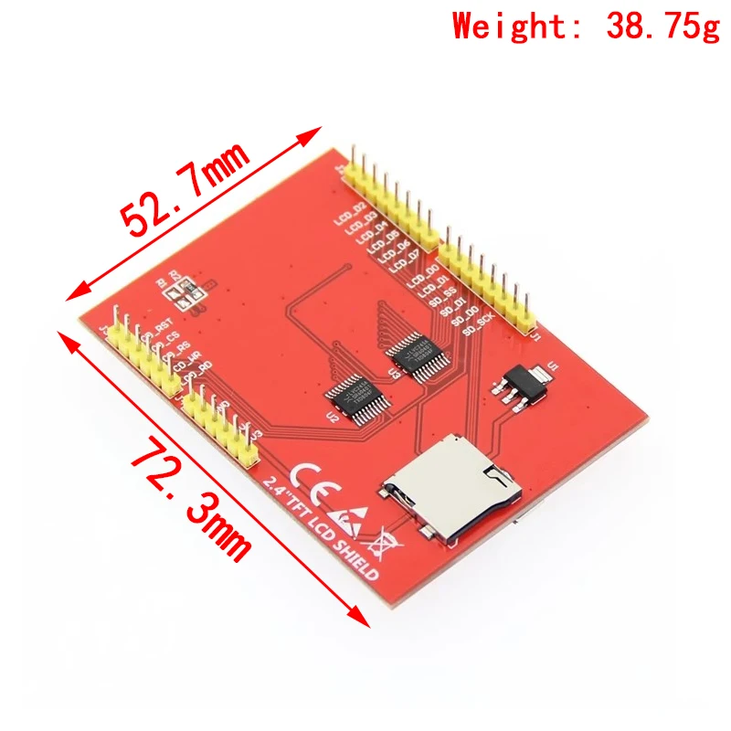 Фото ЖК-модуль TFT 2,4-дюймовый TFT ЖК-экран для платы Arduino UNO R3 и поддерживает mega 2560 с сенсорной ручкой, UNO R3 №2