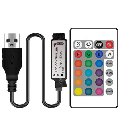 ASMTLED USB RGB контроллер 3/24/44/17 клавиш