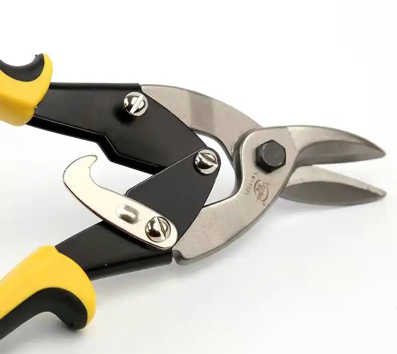 Правые изогнутые авиационные ножницы Cr-V для резки металла листовой металл из