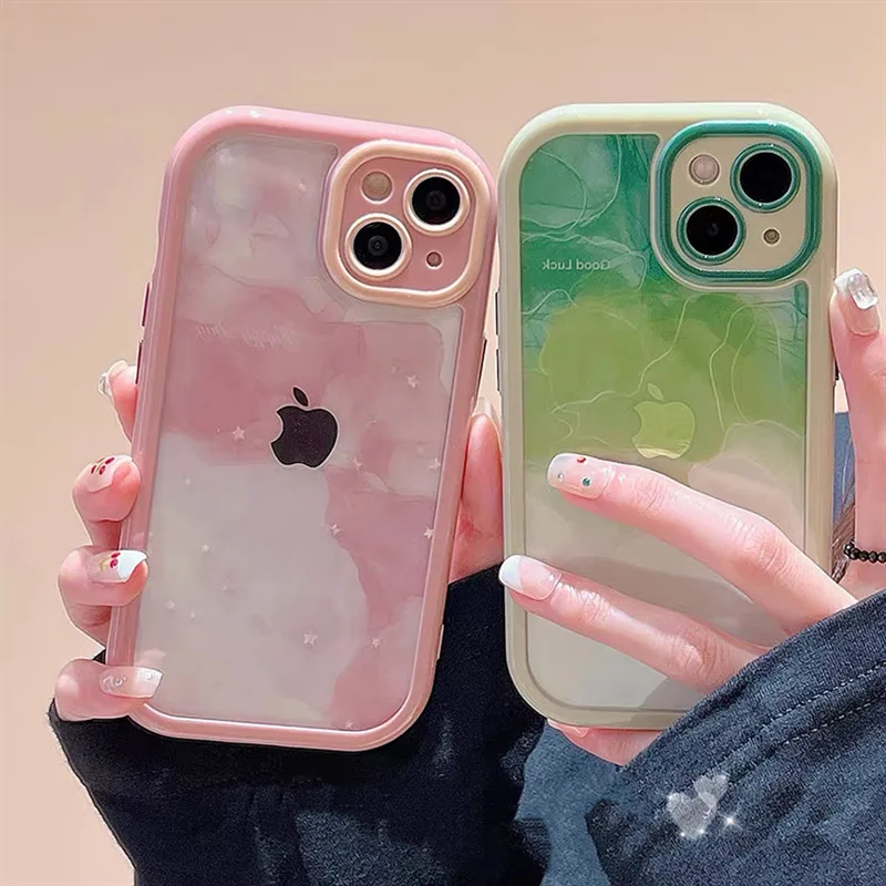 

Advanced Halo Gradient Phone Case for Iphone14Promax Apple 13/12/11 Phone Case Xr Transparent Iphone 11 Case