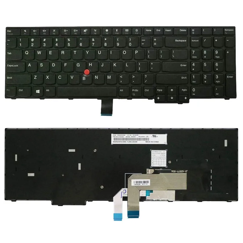 Для ноутбука Lenovo ThinkPad E570 E570c E575 с указателем без подсветки арабская AR-клавиатура
