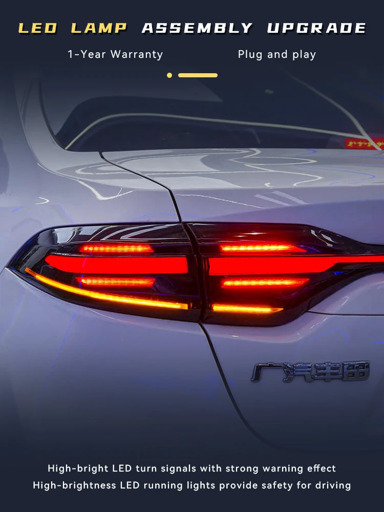 Задние фонари для Toyota Corolla 2019-2023 задний фонарь DRL указатель поворота светодиодные