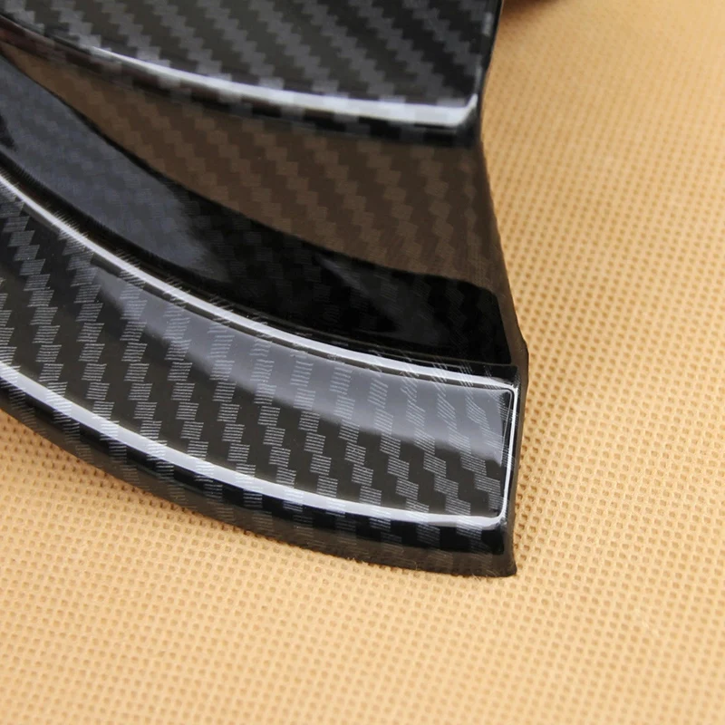Carbon Fiber Look Overlay For Mitsubishi Eclipse Cross 2018 2019 Interior Cover Car Door Window A-Pillar Trims