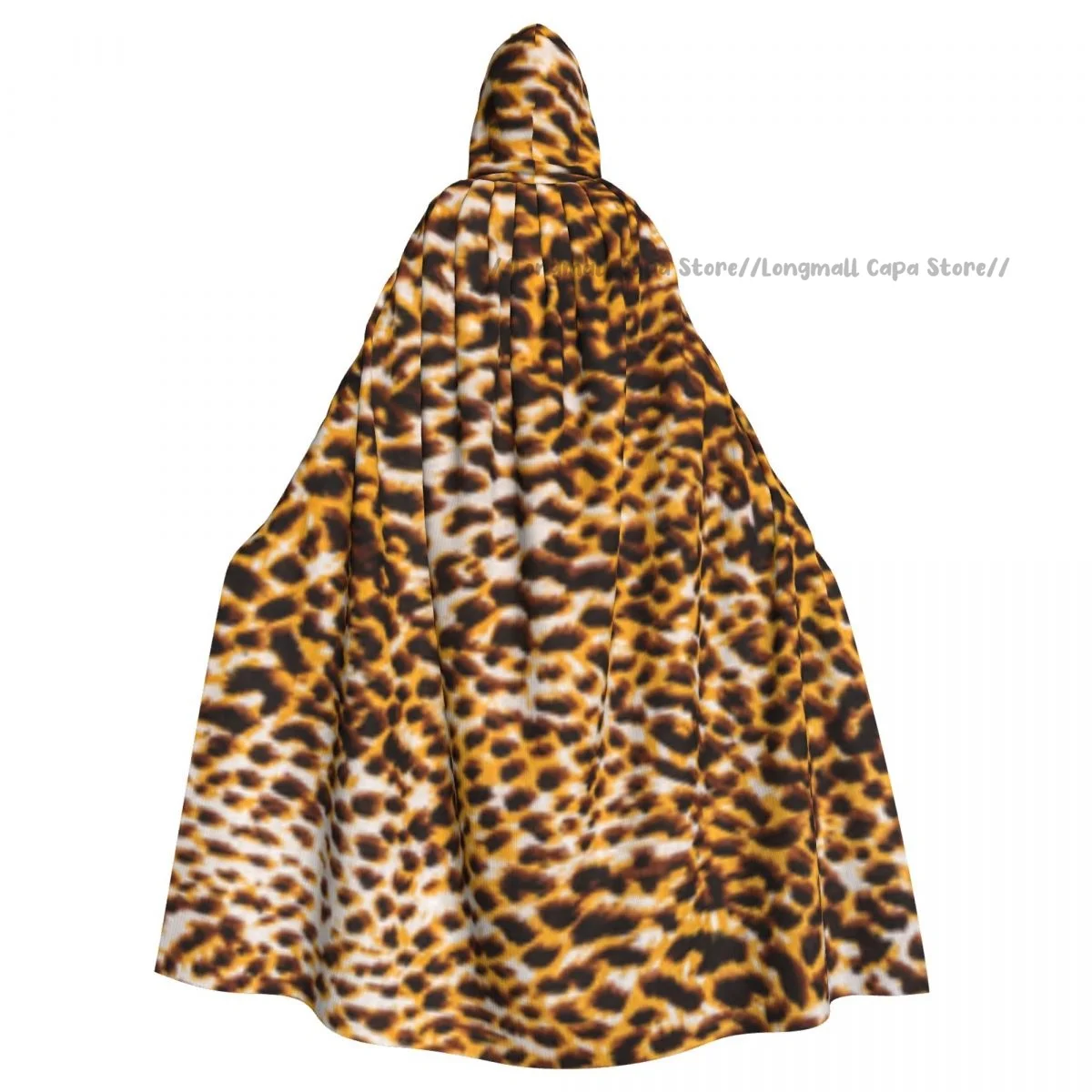 Накидка с леопардовой текстурой капюшоном для косплея