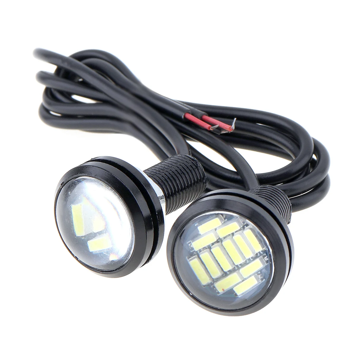 

DC 12V 18W Eagle Eye LED 23mm Hawkeye Обратный резервный фонарь Высокая мощность Белый Автомобильный противотуманный круглый DRL Лампа заднего парковочного сигнала