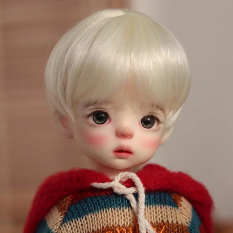 

1/3 1/4 1/6 1/8 Bjd SD парик, высокотемпературные красивые короткие волосы из волокон