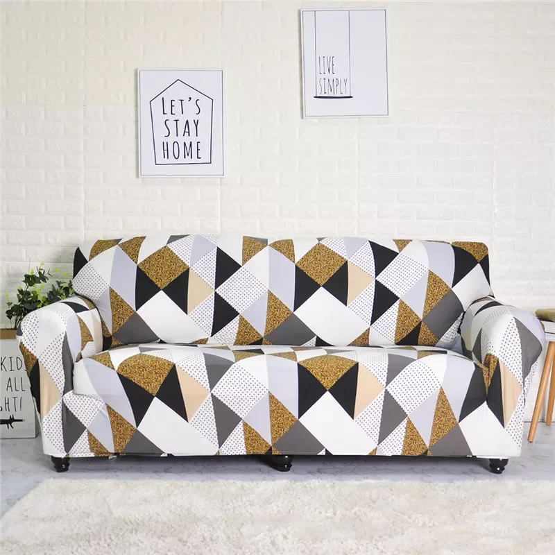 

Sofa Covers Furniture Protector Polyester Loveseat Couch Cover l 1/2/3/4-seater Arm Chair Cover for Living Room