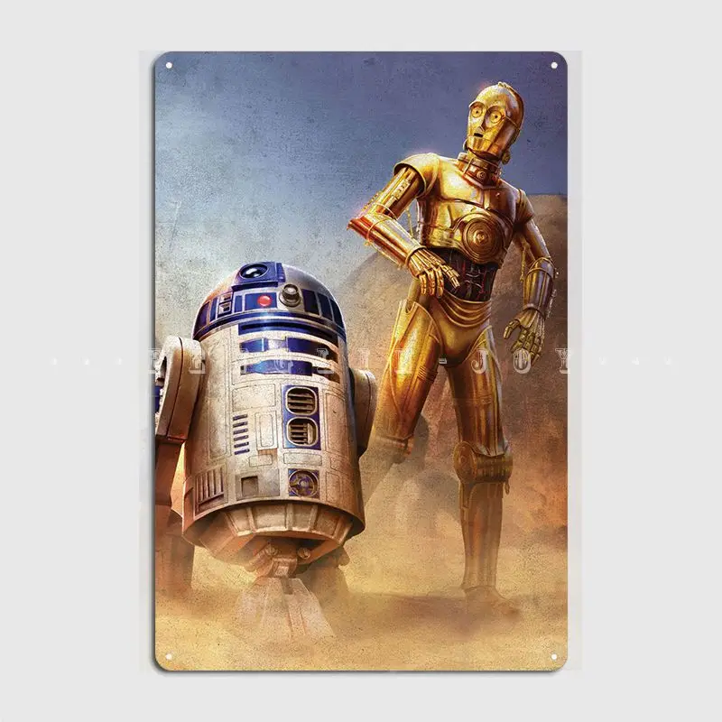 

Droids Metal Sign Club Home Garage Club Personalized Poster Tin Sign Poster