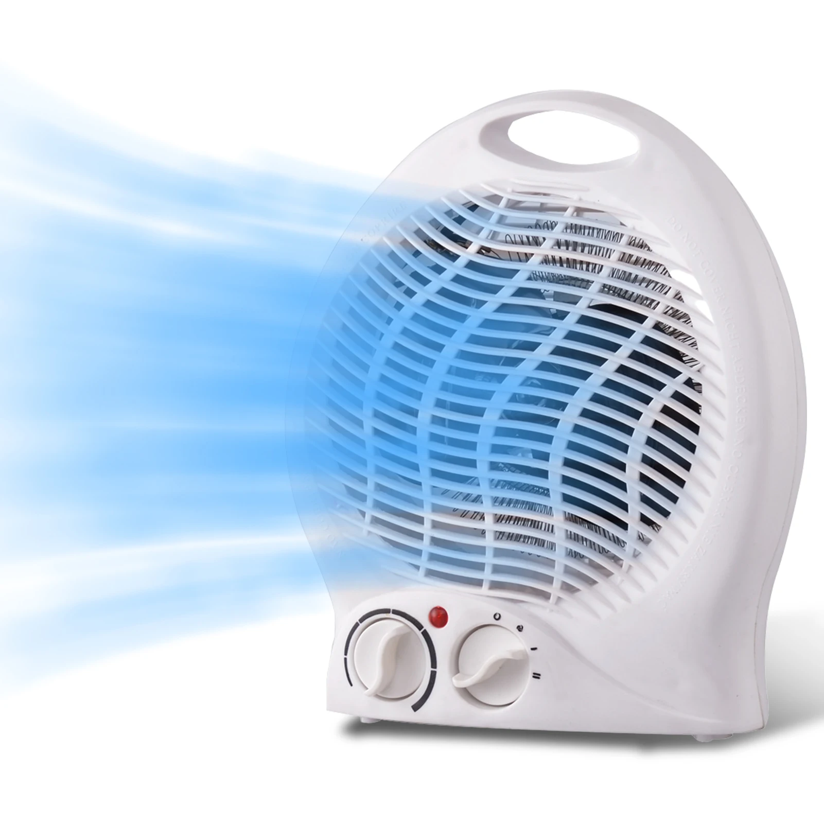 

2 In 1 Heater Fan Combo Electric Desktop Heater With Thermostat Cooling And Heating Model Space Heater Overheat Protection